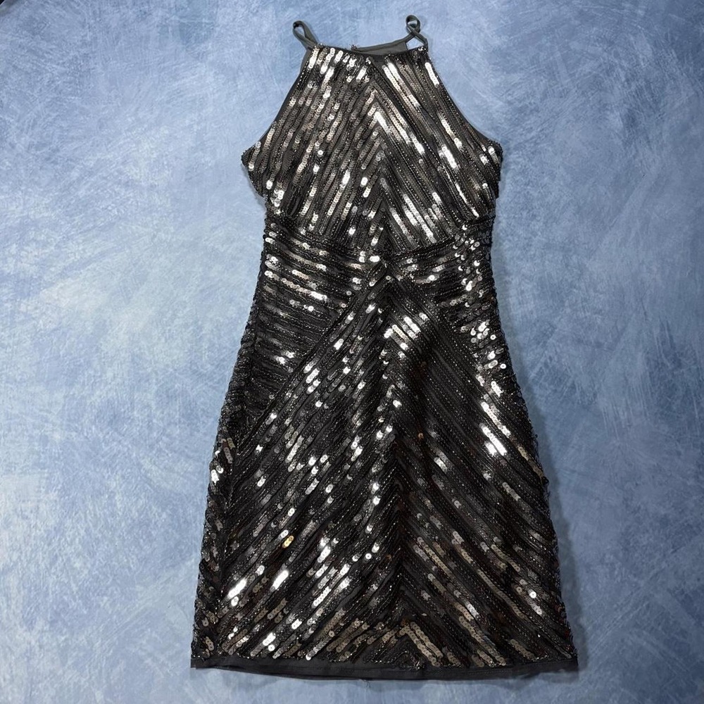 Lulus black sequin new years bodycon dress